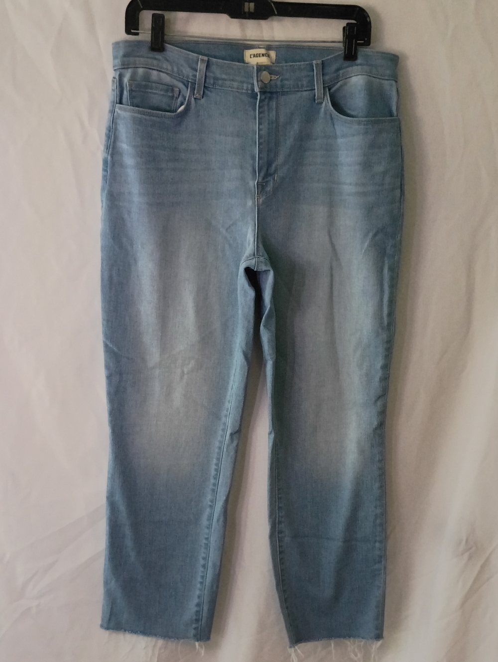 L' Agence Light Blue Straight Leg Women's Jeans